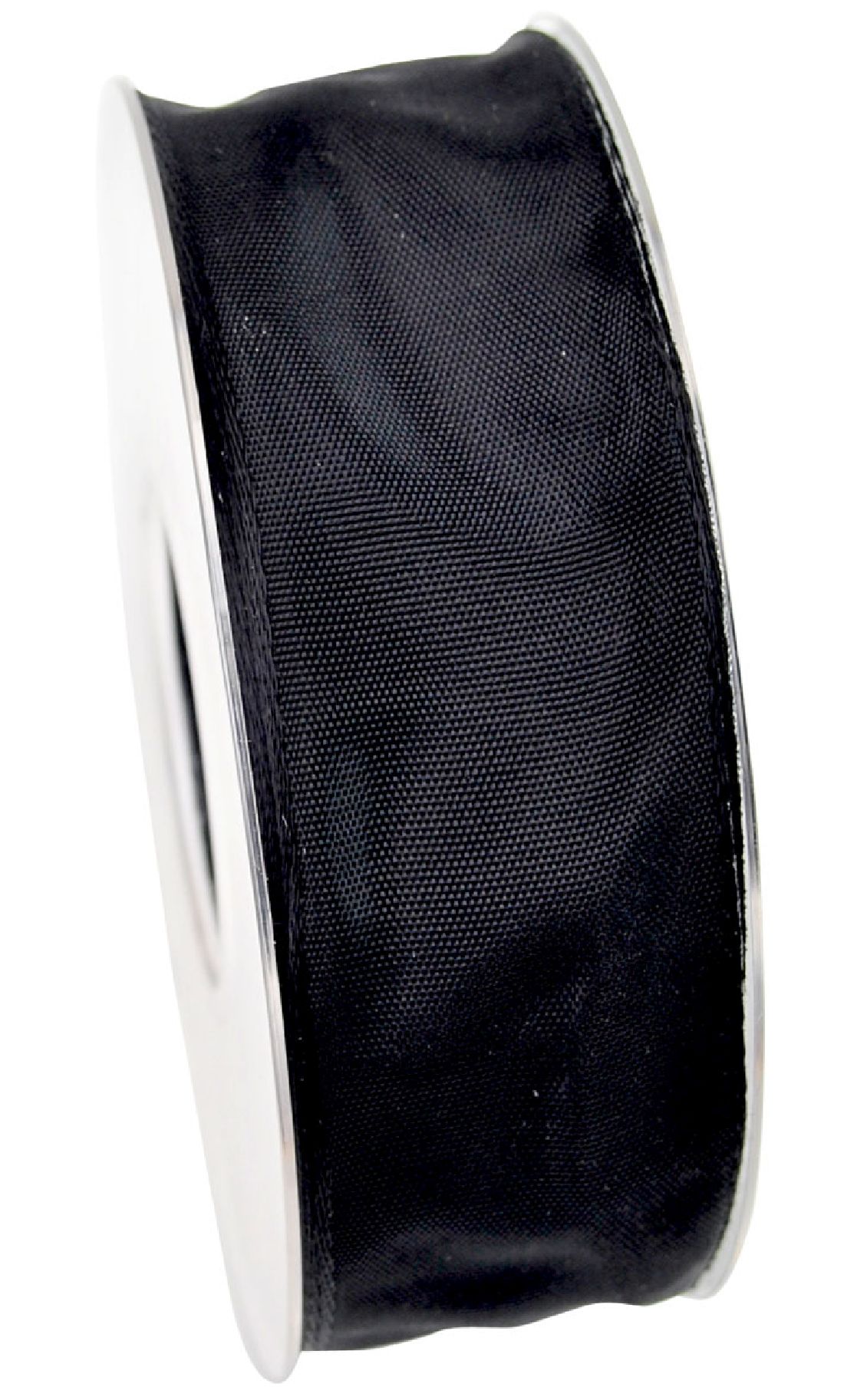 Drahtkantenband SCHWARZ 90 40mm 25m