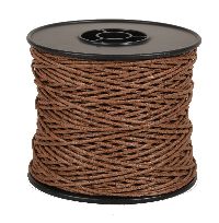 Papierkordel mit Draht BRAUN 66 Ø2mm L:100m  Papierdraht