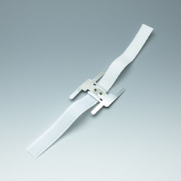 Oasis® flexibles Klettarmband WEISS 42-62201 24 x 1,5 cm Brautschmuck