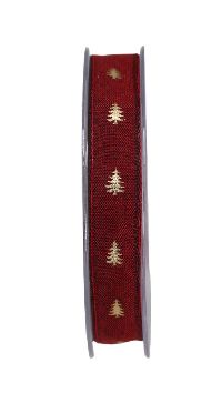 Band Foresta bordeaux-gold 150915 B:15mm L:15m
