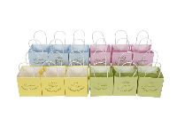 Papiertasche wasserabweisend pastell alles Gute von Herzen 10,5x10,5x10,5cm 661329 Danke